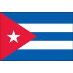 2ft. x 3ft. Cuba Flag for Indoor Display