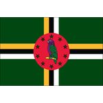3ft. x 5ft. Dominica Flag for Parades & Display