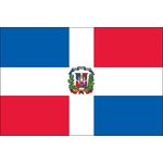3ft. x 5ft. Dominican Republic Flag Seal for Parades & Display
