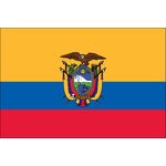 4ft. x 6ft. Ecuador Flag Seal for Parades & Display