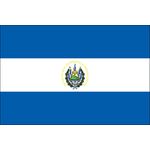 2ft. x 3ft. El Salvador Flag Seal for Indoor Display