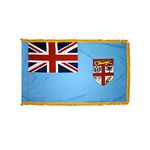 4ft. x 6ft. Fiji Flag for Parades & Display with Fringe