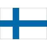 2ft. x 3ft. Finland Flag for Indoor Display