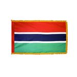 4ft. x 6ft. Gambia Flag for Parades & Display with Fringe
