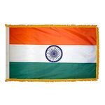 3ft. x 5ft. India Flag for Parades & Display with Fringe