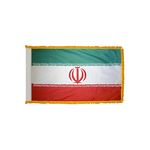 3ft. x 5ft. Iran Flag for Parades & Display with Fringe