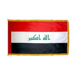 4ft. x 6ft. Iraq Flag for Parades & Display with Fringe