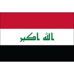 2ft. x 3ft. Iraq Flag for Indoor Display