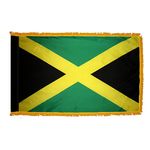 4ft. x 6ft. Jamaica Flag for Parades & Display with Fringe