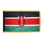 3ft. x 5ft. Kenya Flag for Parades & Display with Fringe