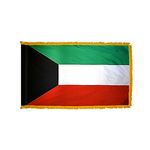 3ft. x 5ft. Kuwait Flag for Parades & Display with Fringe