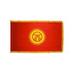 3ft. x 5ft. Kyrgyzstan Flag for Parades & Display with Fringe