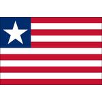 2ft. x 3ft. Liberia Flag for Indoor Display