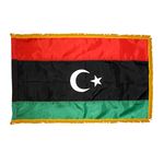 3ft. x 5ft. Libya Flag for Parades & Display with Fringe