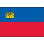 4ft. x 6ft. Liechtenstein Flag w/ Line Snap & Ring