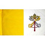 3ft. x 5ft. Papal Flag for Parades & Display