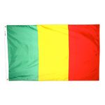4ft. x 6ft. Mali Flag w/ Line Snap & Ring