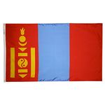4ft. x 6ft. Mongolia Flag w/ Line Snap & Ring