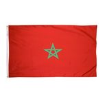4ft. x 6ft. Morocco Flag with Brass Grommets