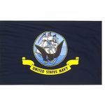 4.4ft. x 5.6ft. Navy Flag for Display