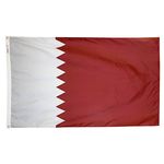 2ft. x 3ft. Qatar Flag with Canvas Header
