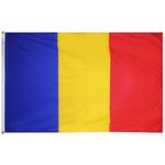 2ft. x 3ft. Romania Flag with Canvas Header