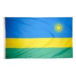 2ft. x 3ft. Rwanda Flag with Canvas Header