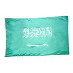 2ft. x 3ft. Saudi Arabia Flag with Canvas Header