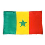 4ft. x 6ft. Senegal Flag with Brass Grommets