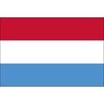 2ft. x 3ft. Luxembourg Flag for Indoor Display