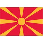 3ft. x 5ft. Macedonia Flag for Parades & Display