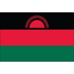 4ft. x 6ft. Malawi Flag w/ Line Snap & Ring