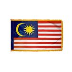 4ft. x 6ft. Malaysia Flag for Parades & Display with Fringe