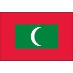 3ft. x 5ft. Maldives Flag for Parades & Display