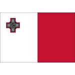 2ft. x 3ft. Malta Flag for Indoor Display