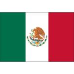 2ft. x 3ft. Mexico Flag for Indoor Display