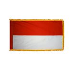 3ft. x 5ft. Monaco Flag for Parades & Display with Fringe