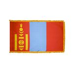 4ft. x 6ft. Mongolia Flag for Parades & Display with Fringe