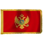 4ft. x 6ft. Montenegro Flag for Parades & Display with Fringe