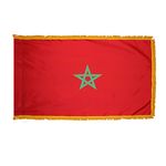 3ft. x 5ft. Morocco Flag for Parades & Display with Fringe