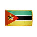 4ft. x 6ft. Mozambique Flag for Parades & Display with Fringe