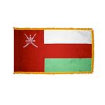 3ft. x 5ft. Oman Flag for Parades & Display with Fringe