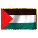 3ft. x 5ft. Palestine Flag for Parades & Display with Fringe
