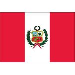 Peru Flag with Seal