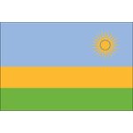 2ft. x 3ft. Rwanda Flag for Indoor Display