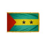 3ft. x 5ft. Sao Tome & Principe Flag for Parades & Display w/Fringe