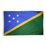 4ft. x 6ft. Solomon Island Flag with Brass Grommets