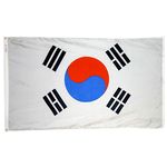 2ft. x 3ft. South Korea Flag with Canvas Header