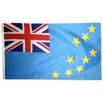 2ft. x 3ft. Tuvalu Flag with Canvas Header
