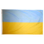 3ft. x 5ft. Ukraine Flag with Brass Grommets